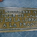 Vítězný oblouk v Paříži – Alsasko a Lotrinsko jsou po 1. světové válce opět součástí Francie